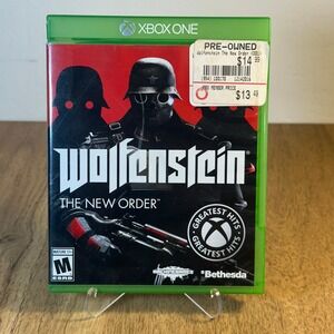 Bethesda Wolfenstein The New Order Xbox One Green Good First Person Shooter